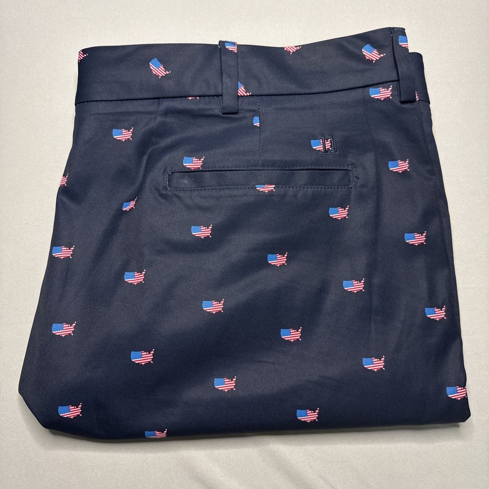 Walter Hagen Shorts Men's Size 42 Navy 11 Majors Golf USA‎ Patriotic Performance